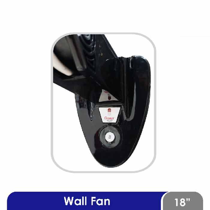 Cosmos Kipas Angin Dinding Electric Fan Dual Ball Remote 18 Inch - WIF1803PSR | WIF-1803 PSR